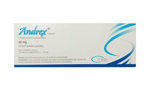 Andrex Capsules 40mg 30s